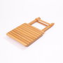 Hanah Home Conjunto de mesa y sillas de jardín My005, Madera de haya, Marrón y Crema